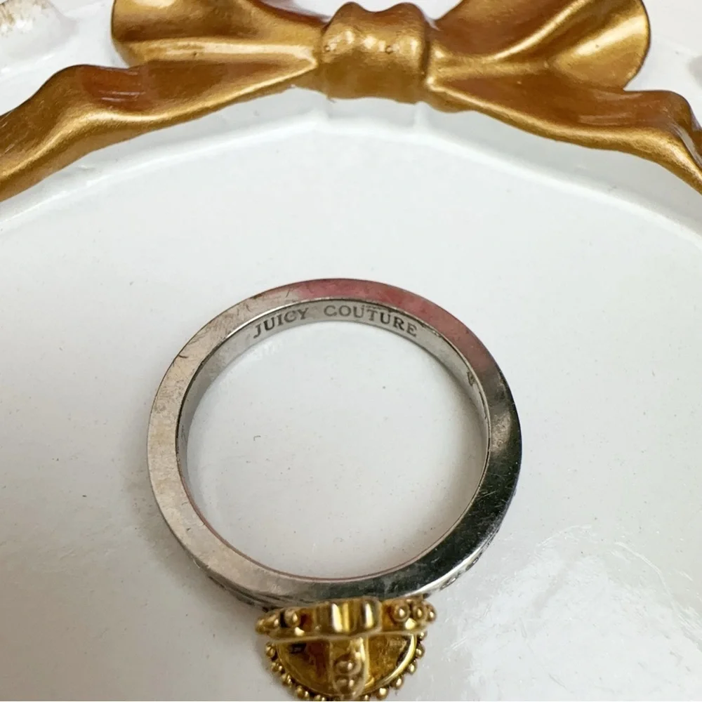 Vintage Juicy Couture Crown Wish Ring Size 7